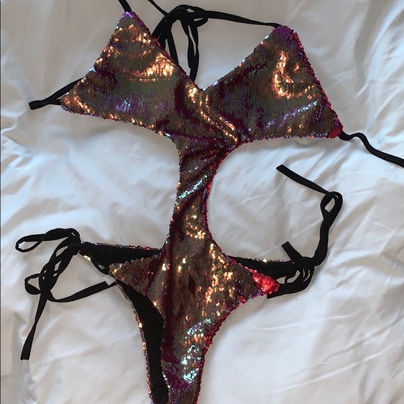 Sequin monkini - Picture 4 of 8